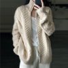 Comfy Plain Long Sleeve Cardigan