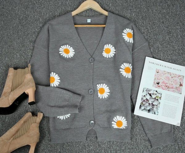 She Loves You Daisy Cardigan