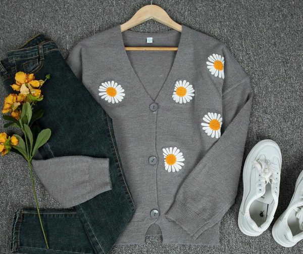 She Loves You Daisy Cardigan