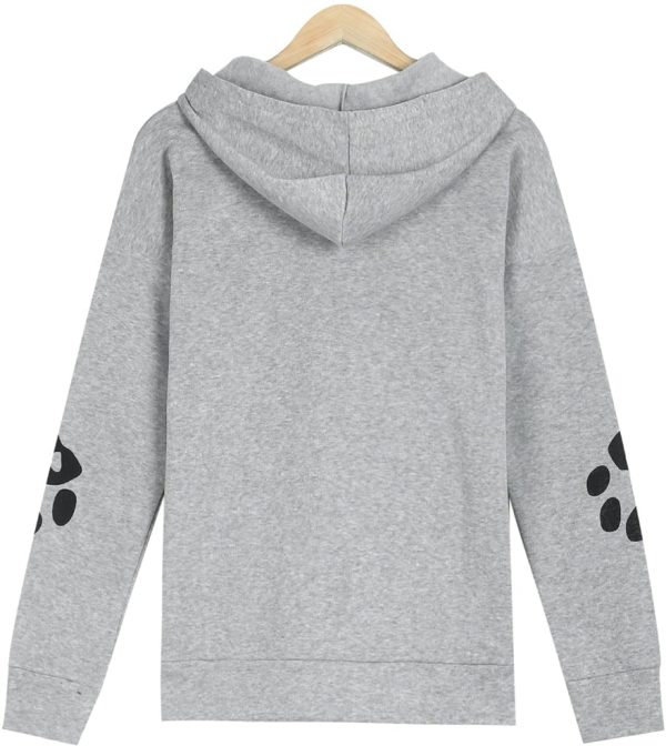 Doggy Love Paw Print Long Sleeved Sweatshirt