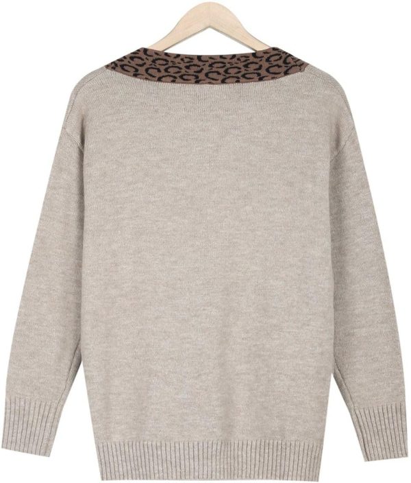 Glam Leopard Knitted Cardigan