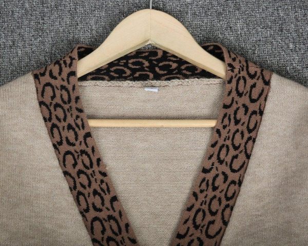 Glam Leopard Knitted Cardigan