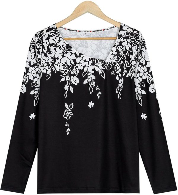 Contemporary Flowers Asymmetrical Top