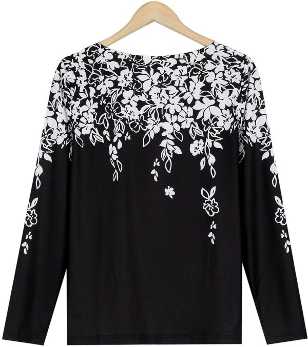 Contemporary Flowers Asymmetrical Top