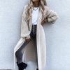 Ivory Plain Open Front Cardigan