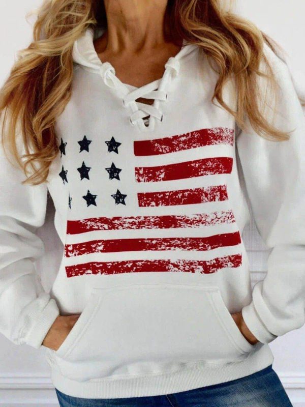 Chic Print Long Sleeve Sweatshirt