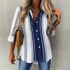 Casual Long Sleeve Print Shirt