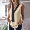 Modern V-Neck Sleeveless Tank Top